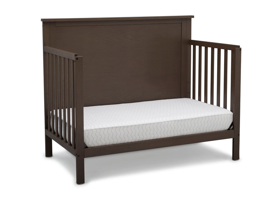 Textured Cocoa (1350) 21-Middleton 4-in-1 Convertible Baby Crib