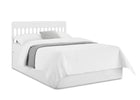Bianca White (130) 44-Maya 5-in-1 Convertible Crib and Changer with Storage