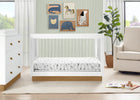 Bianca White with Acorn (1509) 1-James Acrylic 4-in-1 Convertible Crib