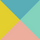 Product variant - White with Blue/Orange/Pastel (1290)