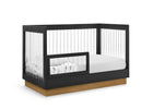 Midnight Grey with Acorn (1510) 26-James Acrylic 4-in-1 Convertible Crib