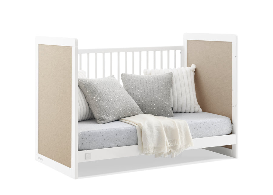 Bianca White and Natural (1516) 25-babyGap Liam 4-in-1 Convertible Crib