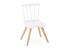 Bianca White with Natural (123) 4-Essex Desk & Chair Set