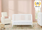 Bianca White (130) 2-Lulu 5-in-1 Convertible Crib