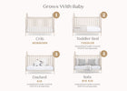 Soft Beige (1560) 3-Willa 4-in-1 Convertible Crib