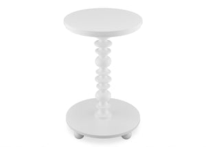Bianca White (130) 3-Palmer End/Side Table