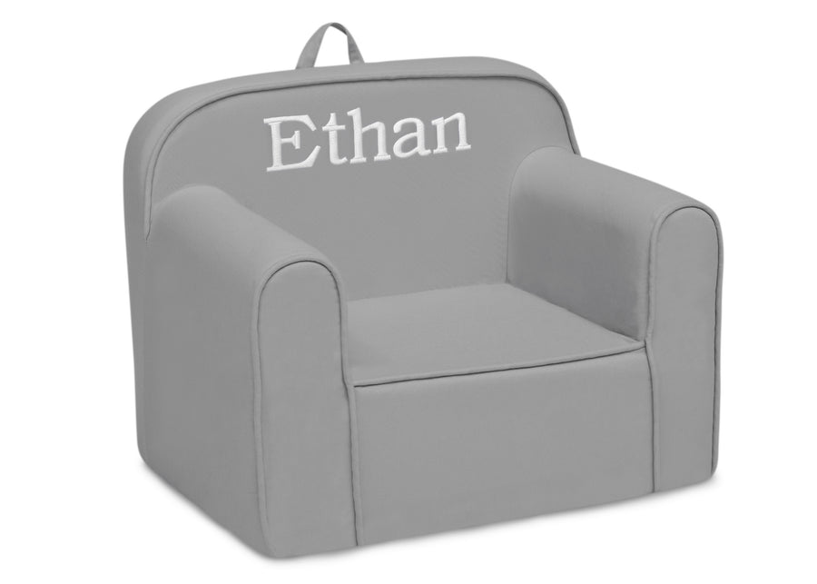 Light Grey (1353) 30-Personalized Cozee Chair for Kids