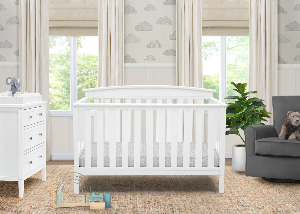 Gateway 4-in-1 Convertible CribWhite (100)