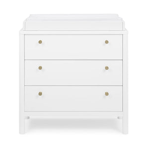 Bianca White (130) 12-Remy 3 Drawer Dresser with Changing Top