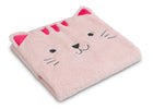Pink Cat (1261) 9-Personalized Sherpa Throw Blanket for Kids