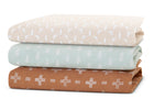Neutral Boho (3406) 19-100% Organic Cotton Fitted Crib Sheets - 3 Pack