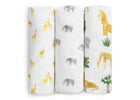 Safari Friends (3414) 8-Fitted Crib Sheets - 3 Pack