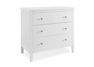 Bianca White (130) 4-Campbell 3 Drawer Dresser