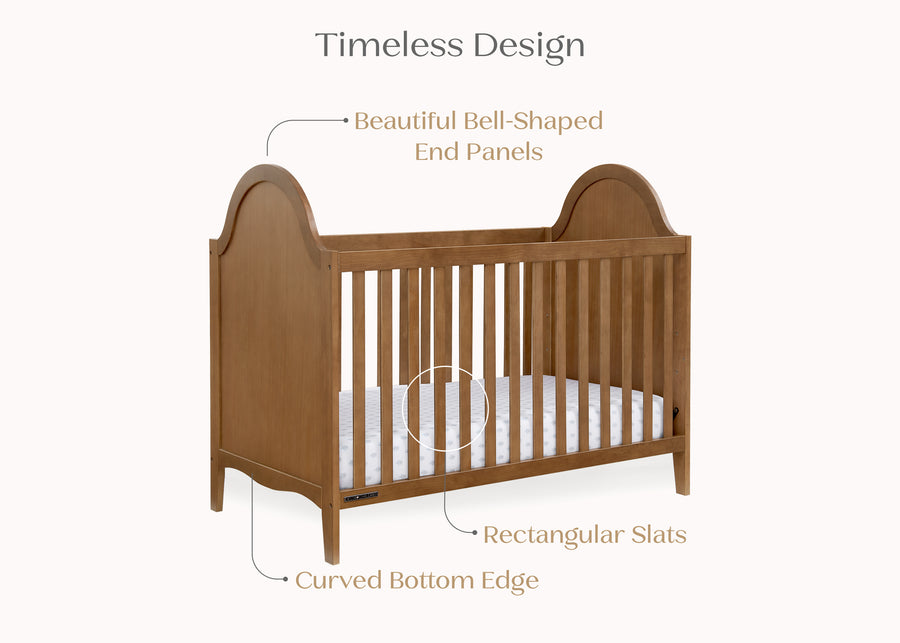 Chestnut (836) 18-Willa 4-in-1 Convertible Crib