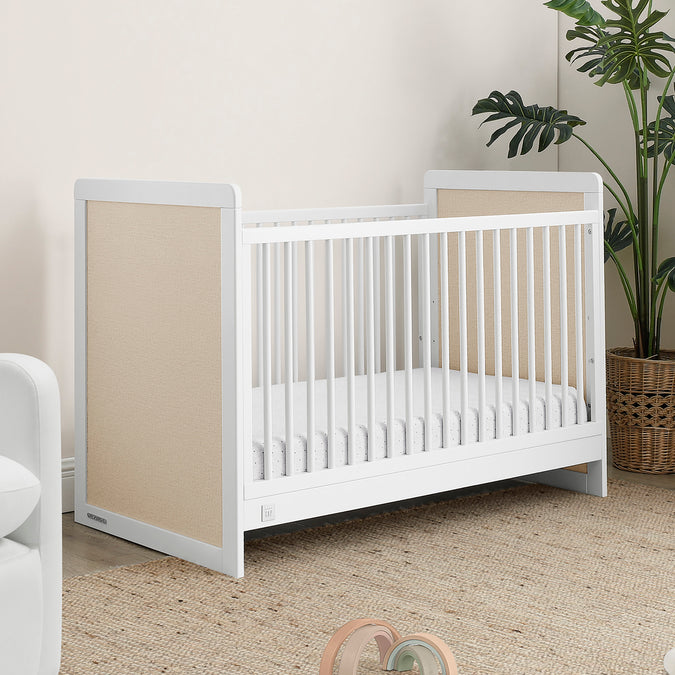 Bianca White and Natural (1516) 26-babyGap Liam 4-in-1 Convertible Crib
