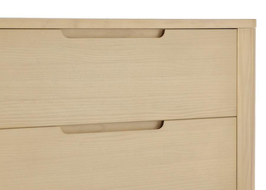 Natural Sandstone (1544) 11-Noah 3 Drawer Dresser with Changing Top and Interlocking Drawers