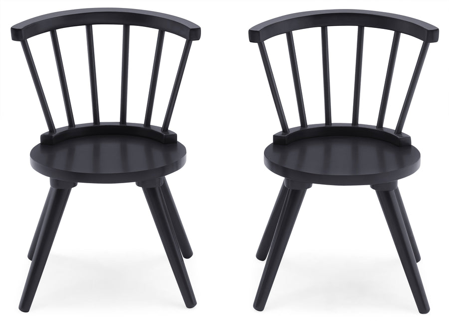 Midnight Grey (1360) 5-Windsor 2-Piece Chair Set