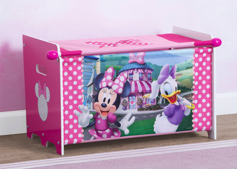 Minnie Mouse (1063) 1-Minnie Mouse Toy Box with Retractable Fabric Top
