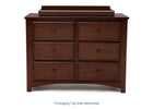 Espresso Truffle (208) 11-Summit 6 Drawer Dresser