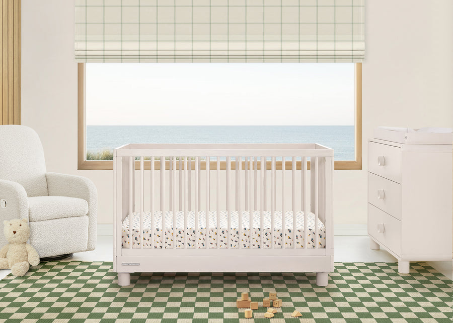 Soft Beige (1560) 15-Ari 4-in-1 Convertible Crib