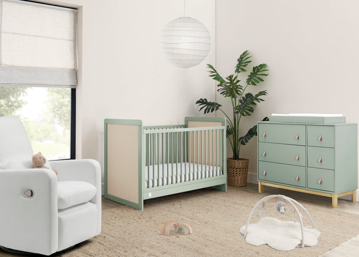 babyGap Liam 4-in-1 Convertible CribSage Green and Natural (368)