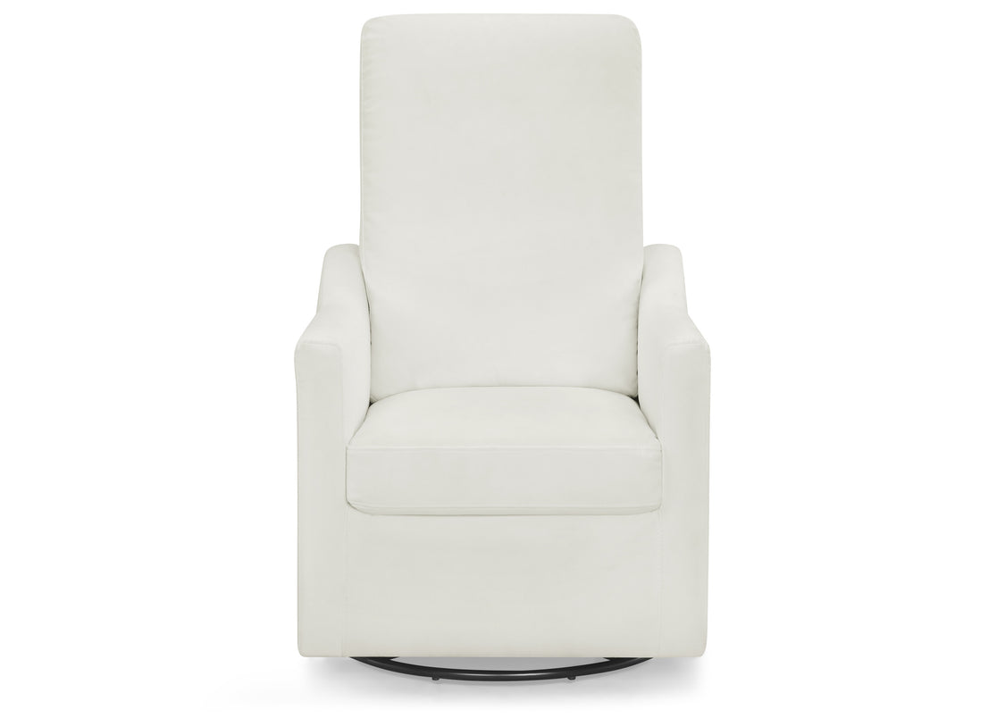 White recliner chair on a white background