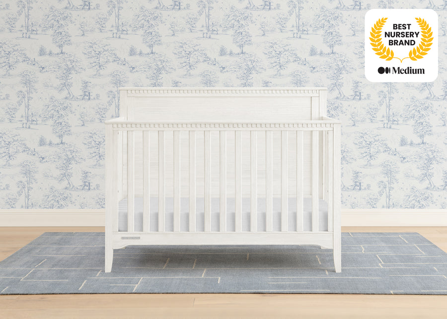 Antique White (1545) 3-Kendall 6-in-1 Convertible Crib