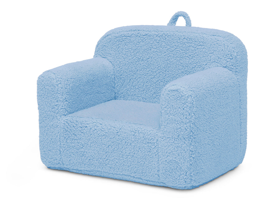 Powder Blue (1291) 23-Cozee Sherpa Chair for Kids