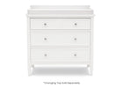 Bianca White (130) 12-Epic 3 Drawer Dresser