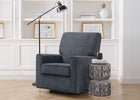 Denim (1436) 5-Sophie Nursery Glider Swivel Chair with LiveSmart Fabric
