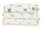 Safari Friends (3414) 11-Fitted Crib Sheets - 3 Pack
