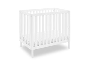 Bianca White (130) 13-Gio Mini Crib with 2.75-Inch Mattress