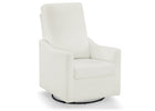 Ivory (771) 18-Andie Nursery Glider Swivel Chair with LiveSmart Fabric