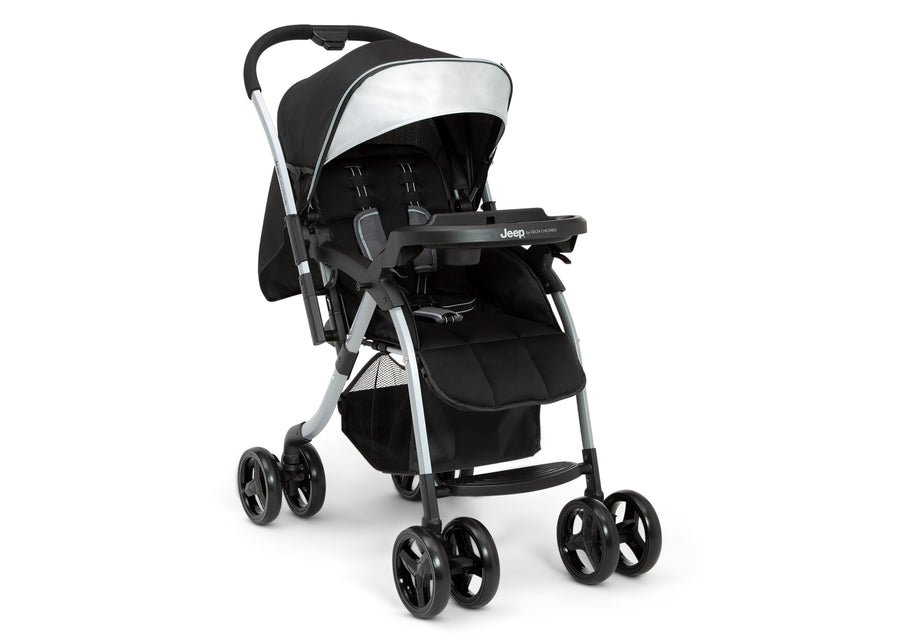 Black (001) 5-Jeep TurboGlyde Reversible Handle Stroller