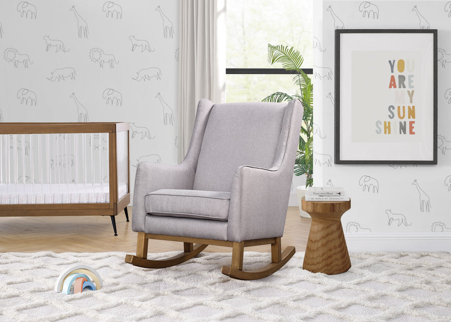 French Grey with Acorn (1452) 13-Hanover Rocking Chair