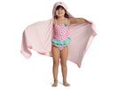 Pink Cat (1261) 11-Personalized Kids Hooded Bath Towel with Pockets