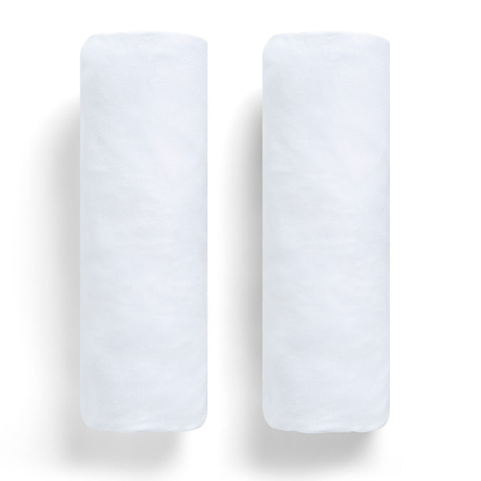 DCB: White (100) 5-Fitted Crib Sheets - 2 Pack, White