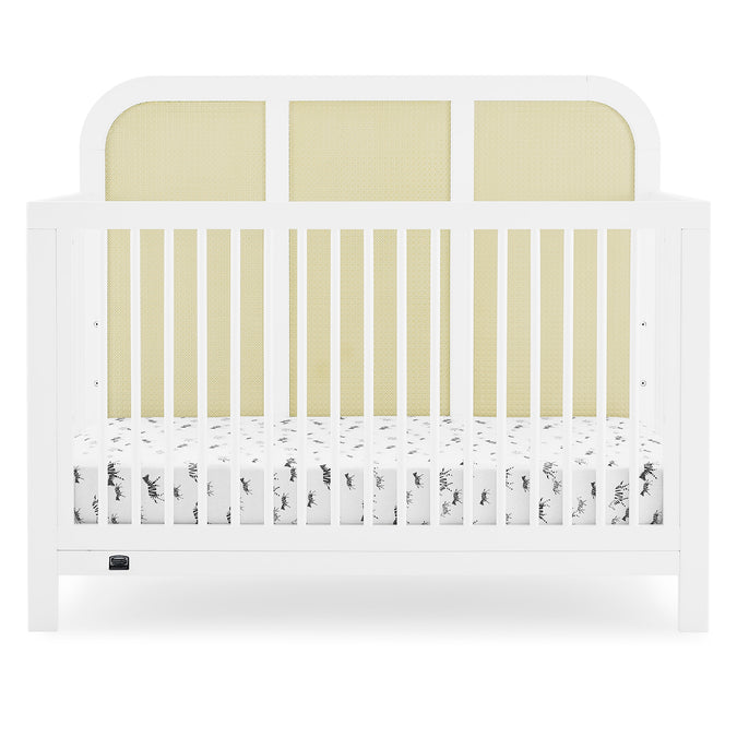 DCB: Bianca White with Textured Almond (1508) 18-Theo 6-in-1 Convertible Crib
