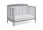 Grey (026) 13-Hanover 6-in-1 Convertible Baby Crib