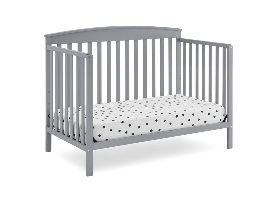 Grey (026) 13-Hanover 6-in-1 Convertible Baby Crib