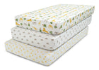 Safari Friends (3414) 9-Fitted Crib Sheets - 3 Pack