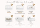 Bianca White (130) 19-Isabelle 6-in-1 Convertible Crib