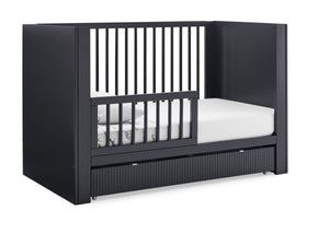 Midnight Grey (1360) 14-Cassie 4-in-1 Convertible Crib with Underdrawer