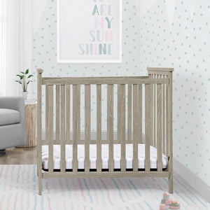 Textured Limestone (1340) 18-Middleton Mini Crib with 2.75-Inch Mattress