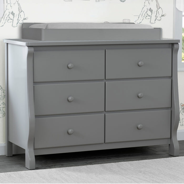 x3eedhd2xig6asidlj4c 2-Canton / Eclipse 6 Drawer Dresser with Interlocking Drawers
