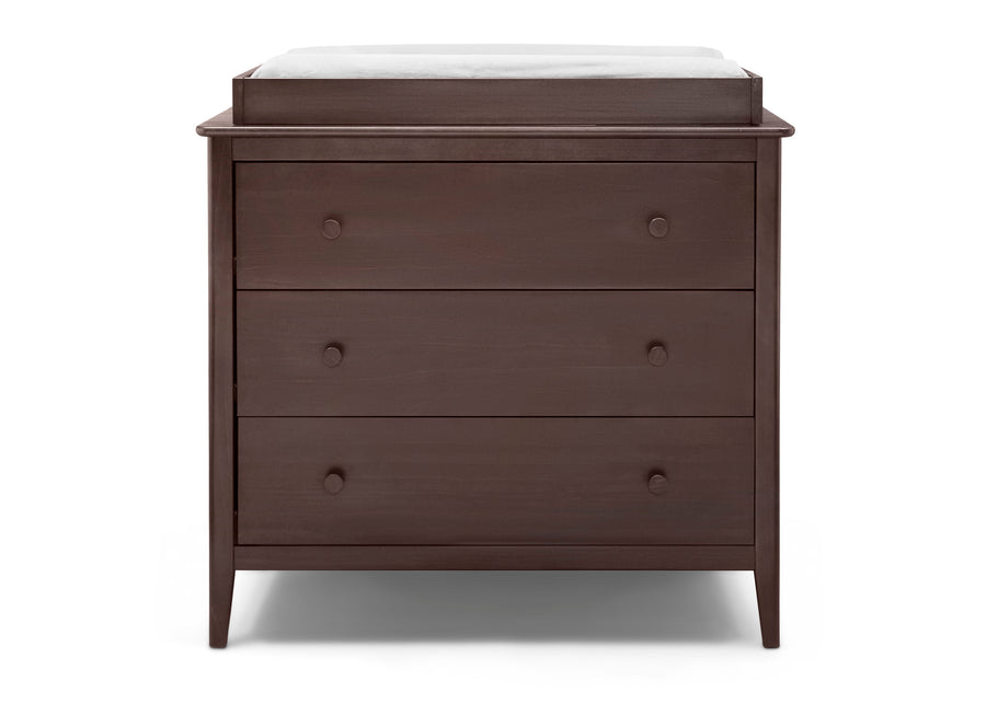 Walnut Espresso (1324) 7-Casey 3 Drawer Dresser