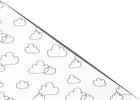 White Clouds (2409) 2-babyGap White Clouds 100% Organic Cotton Crib Sheets - 2 Pack