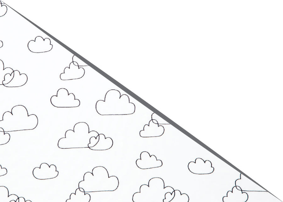 White Clouds (2409) 2-babyGap White Clouds 100% Organic Cotton Crib Sheets - 2 Pack
