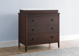 Walnut Espresso (1324) 1-Casey 3 Drawer Dresser