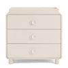 DCB: Soft Beige (1560) 25-Ari 3 Drawer Dresser with Changing Top